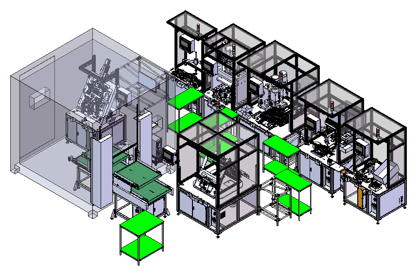 升降机组装线二